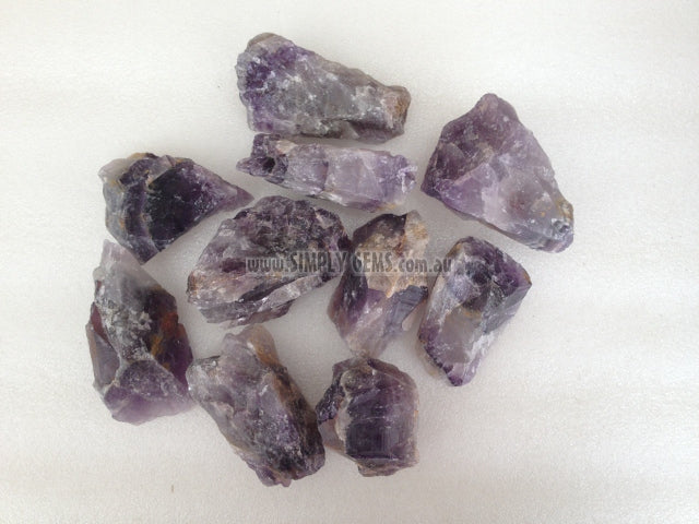 Amethyst (Chevron) Rough - Small 200gms Amethyst (Chevron) Rough - Small 200gms